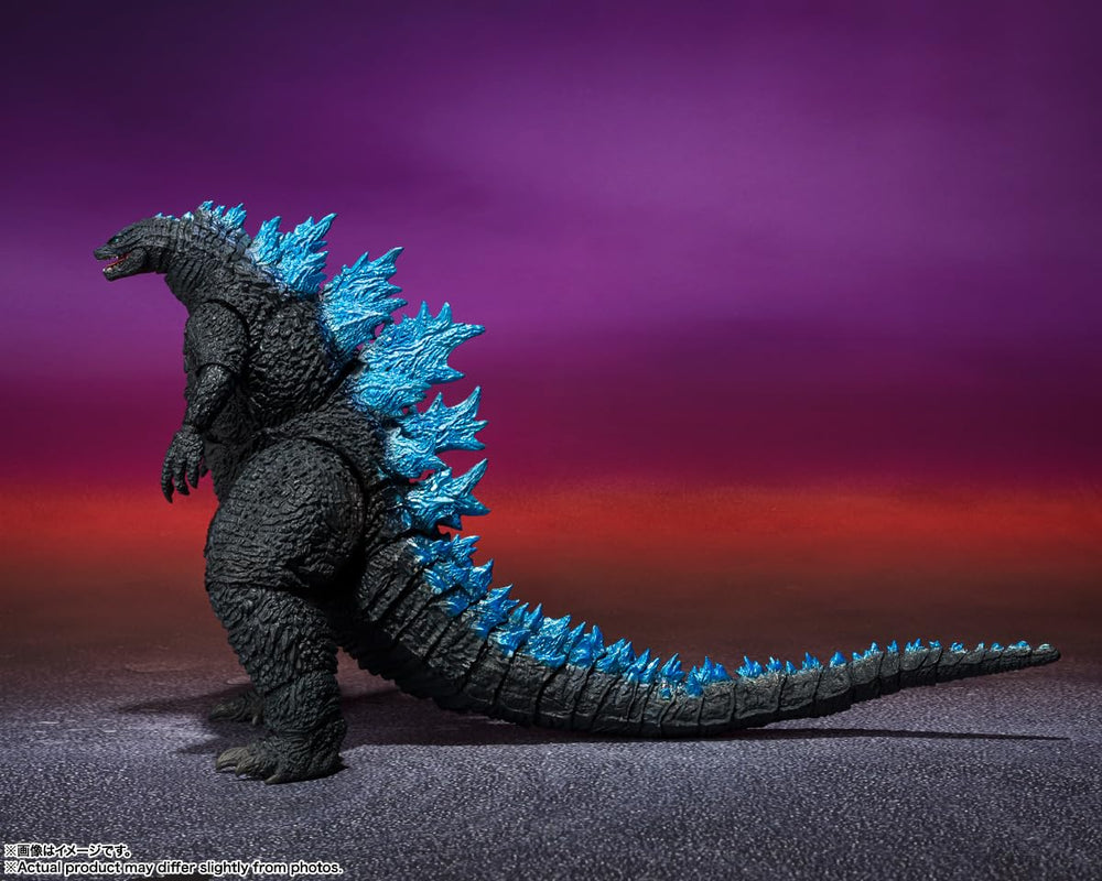 TAMASHII NATIONS S.H.MonsterArts Godzilla x Kong effect support for dynamic effects.