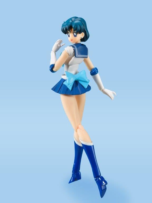 Tamashii Nations Sailor Mercury Animation Color Edition box art; signals official licensing and collector value