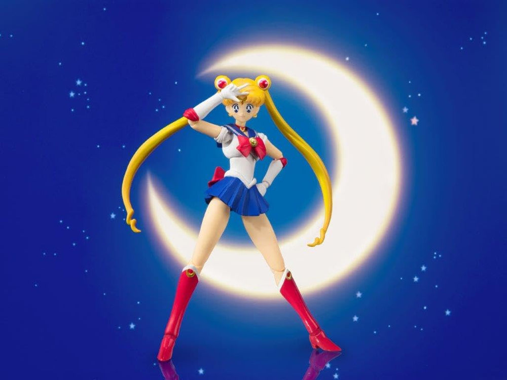 Tamashii Nations Sailor Moon Animation Color Edition Moonstick accessory enhances action