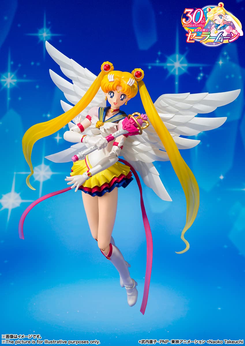 Tamashii Nations Sailor Moon wings and translucent ribbons detail
