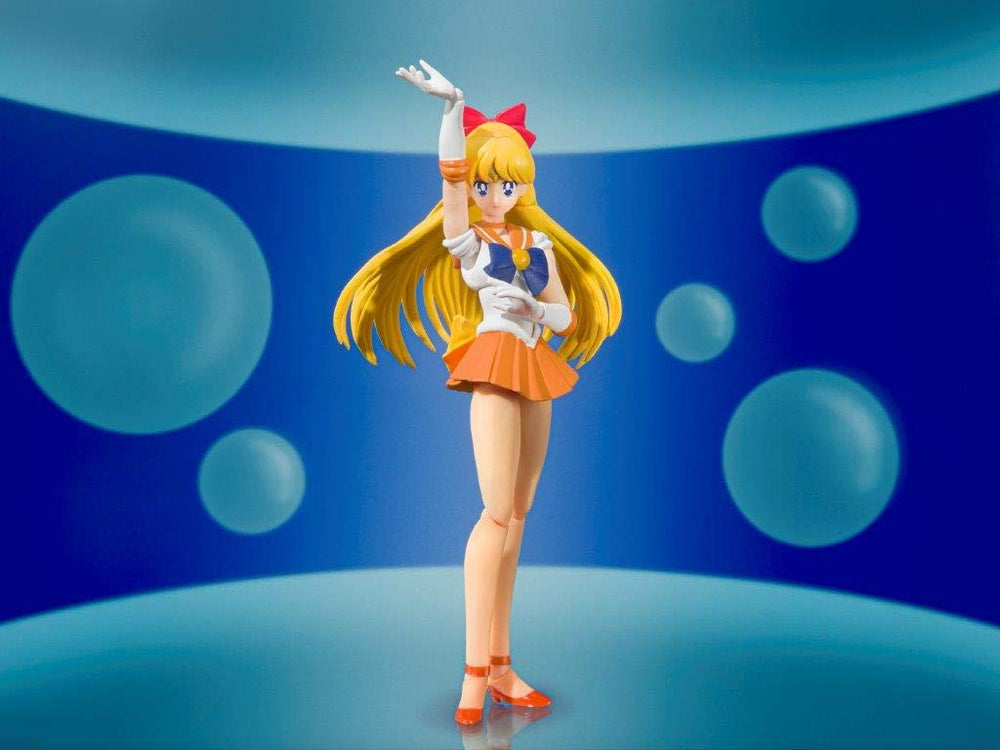 Sailor Venus Animation Color Edition poseable figure for dynamic posing.