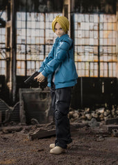 Tamashii Nations Sakamoto Days Asakura Shin gun accessory for action scenes.