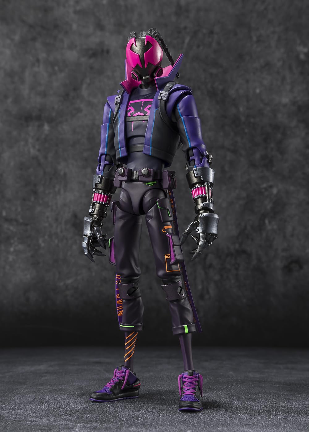 Miles Morales S.H.Figuarts figure with neon coloring for striking shelf presence