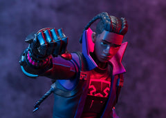 Official packaging label on Miles Morales S.H.Figuarts box for licensed product
