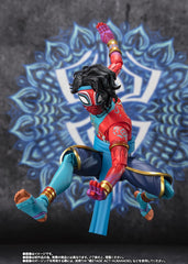 Tamashii Nations Spider-Man India S.H.Figuarts eye parts for expressive looks.