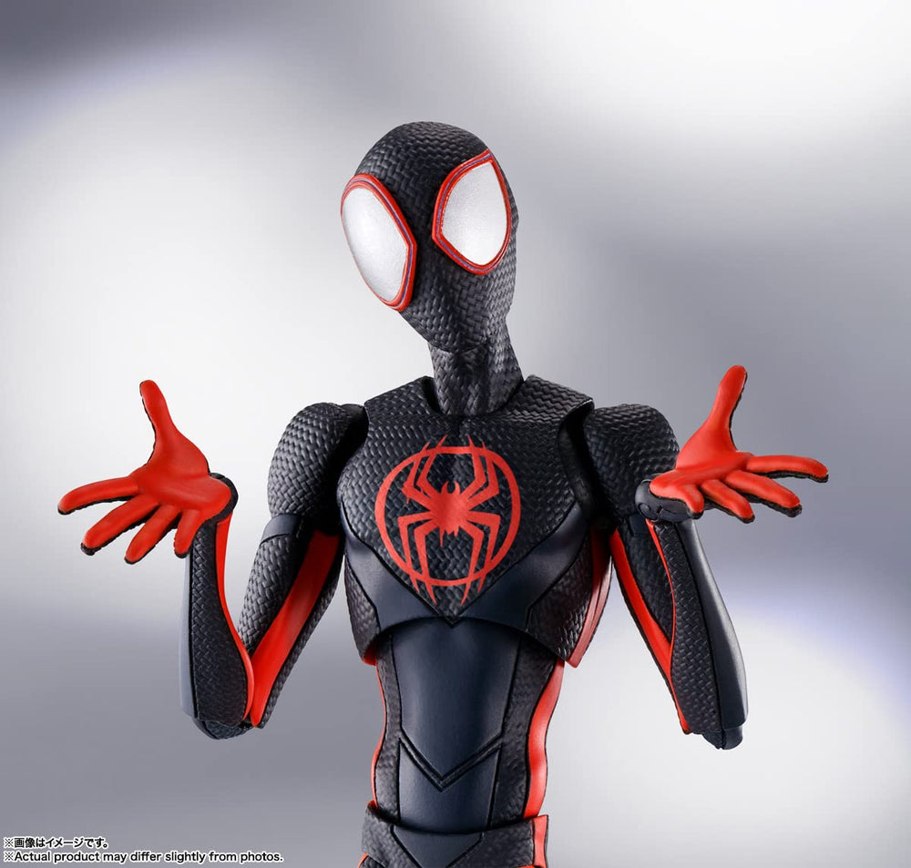 Miles Morales figure with optional eyes for expressive customization