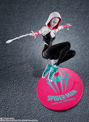 Spider-Gwen figure with dynamic posability for action-ready stances.