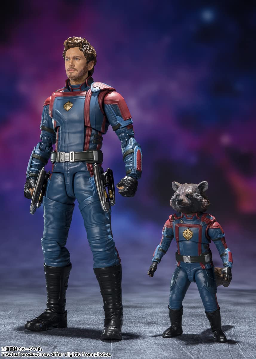 Star-Lord detachable blaster parts enable dynamic posing and display versatility