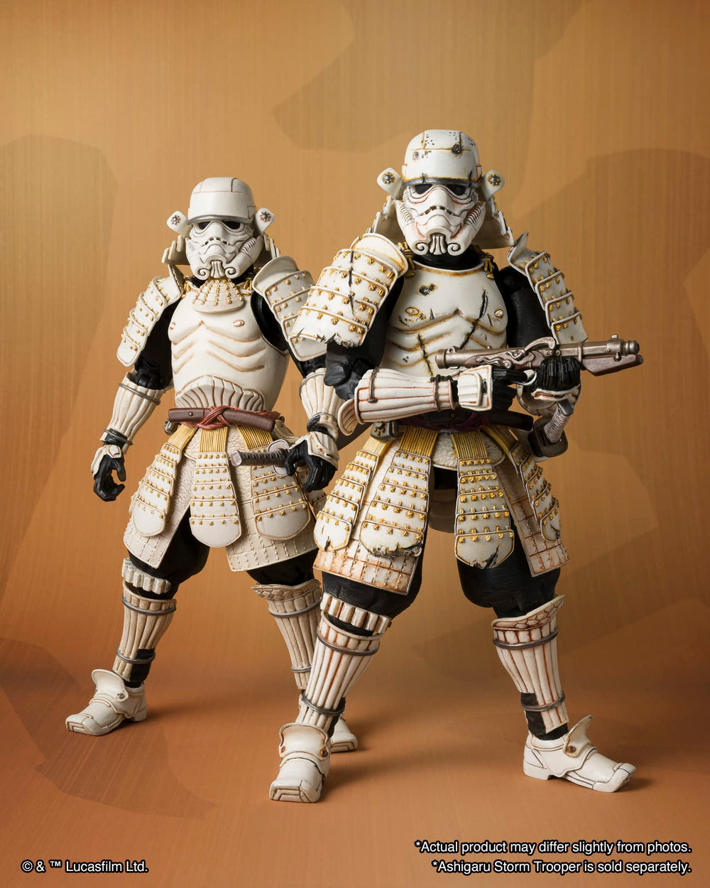 Tamashii Nations Remnant armor details show weathering for authentic display.