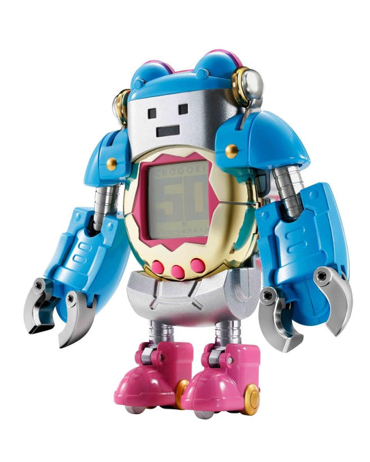 TAMASHII NATIONS Tamagotchi Robot Chogokin in robot mode for display and collection