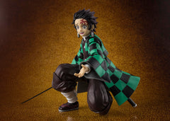 Tamashii Nations Tanjiro Kamado interchangeable wrists enable versatile poses and expressions.