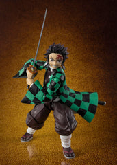Tamashii Nations Tanjiro Kamado Nichirin swords set highlights interchangeable weapons for action scenes.