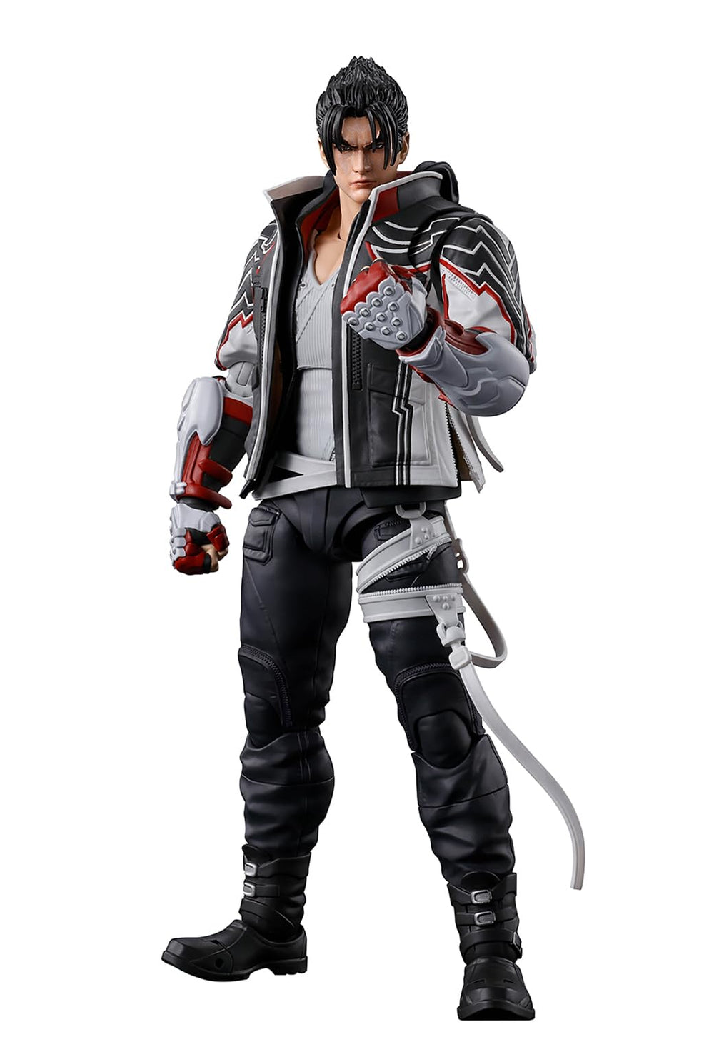 TAMASHII NATIONS Jin Kazama S.H.Figuarts main body for dynamic desk displays.