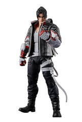 TAMASHII NATIONS Jin Kazama S.H.Figuarts main body for dynamic desk displays.