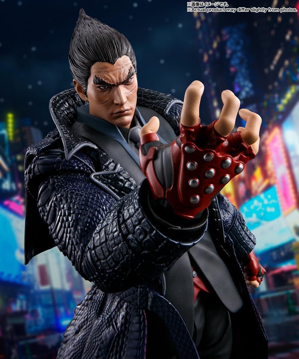 TAMASHII NATIONS Tekken 8 Kazuya Mishima interchangeable hands highlight pose variety