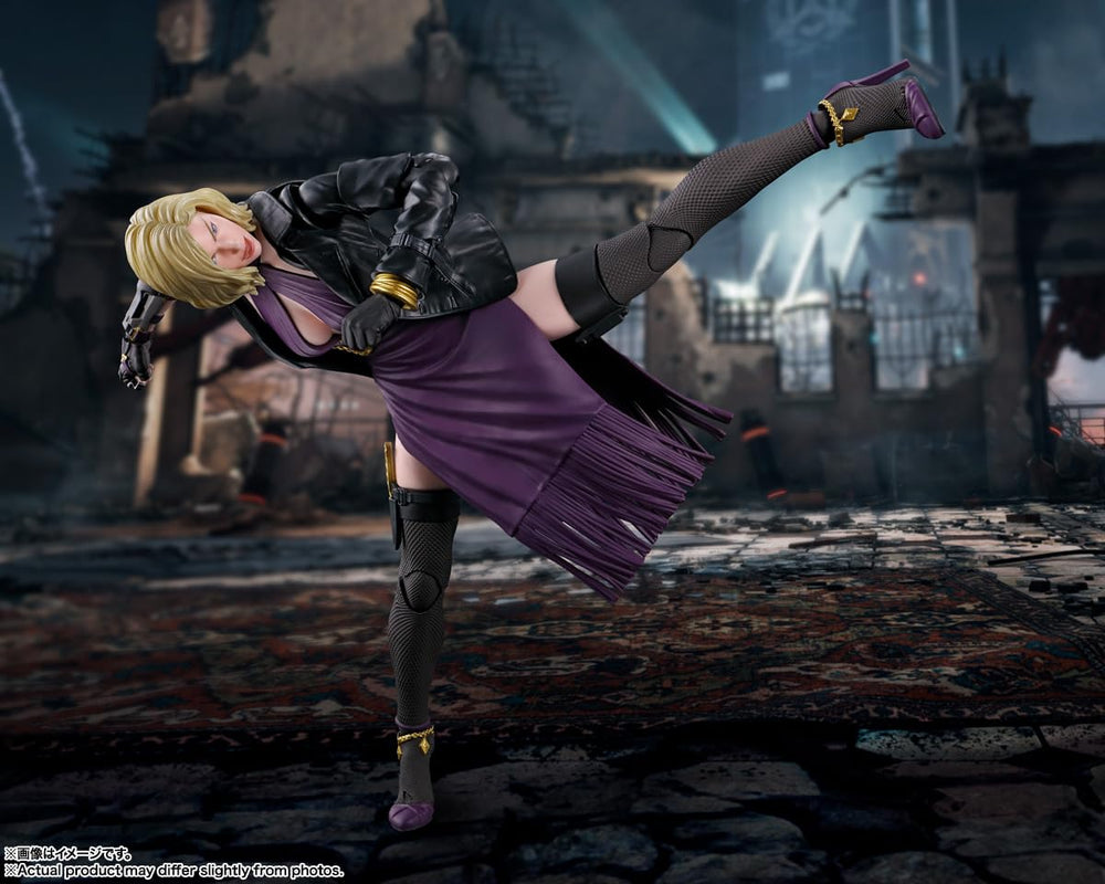 Nina Williams TEKKEN 8 figure with two handguns for dynamic scenes