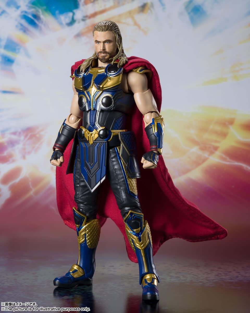 Tamashii Nations Thor Love & Thunder interchangeable hands enable dramatic gestures