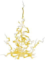 TAMASHII NATIONS Thunder Yellow Ver. bolts for dramatic SHFiguarts displays.