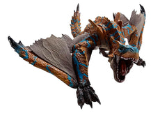 Tamashii Nations Tigrex main body enables full poseable articulation for dynamic battle stances.