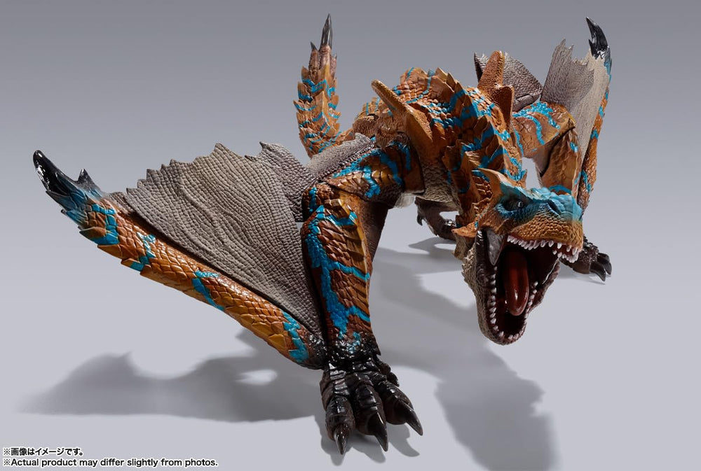 Tamashii Nations Tigrex open wing parts for expansive display options.