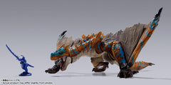 Tamashii Nations Tigrex jointed neck, body, and tail for versatile action poses.