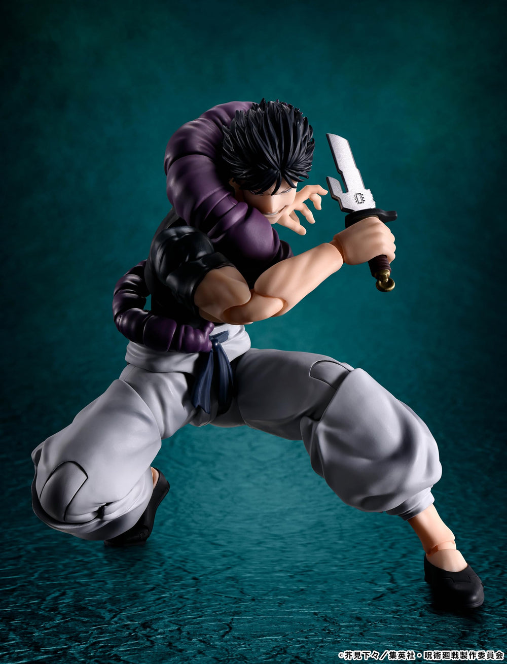TAMASHII NATIONS Toji Fushiguro inverted Spear of Heaven for intense action