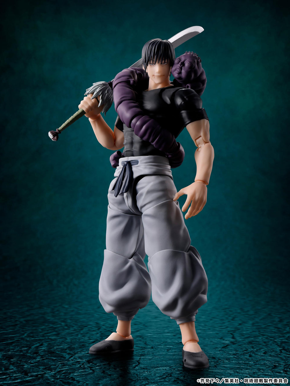 TAMASHII NATIONS Toji Fushiguro with snoring hair parts for natural battle posing
