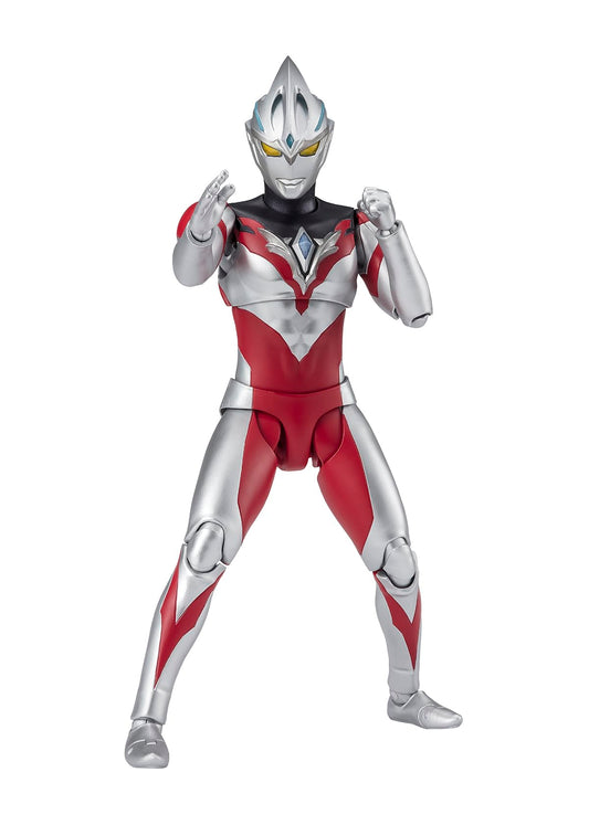 Tamashii Nations Ultraman Arc action figure front view showing detailed sculpting and poseability