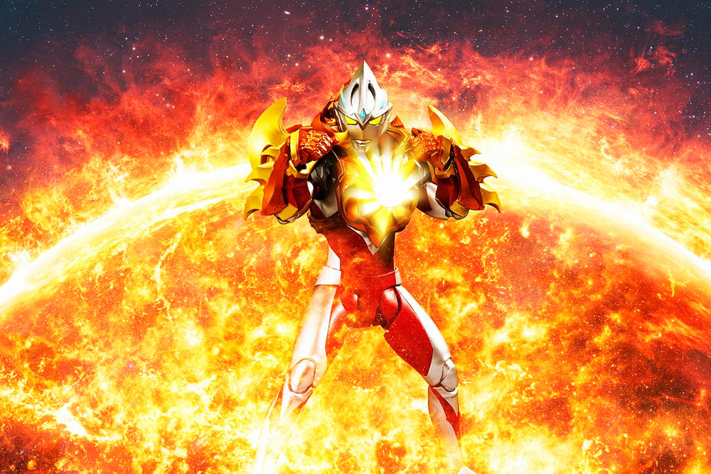 TAMASHII NATIONS Solis Armor wrist parts enhance articulation.