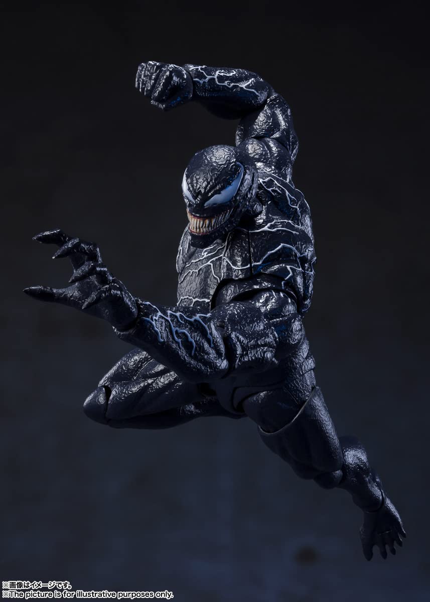 TAMASHII NATIONS Venom figure set contents showing complete accessories