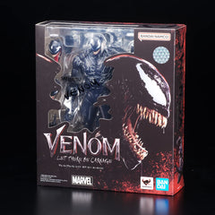 TAMASHII NATIONS Venom Parasite Mode silhouette for dramatic display