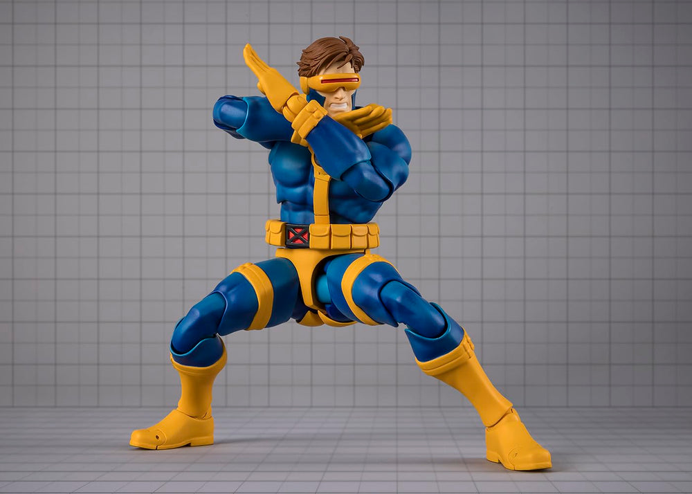 Tamashii Nations Cyclops eye-mask-wavering for subtle optic-blast effects.