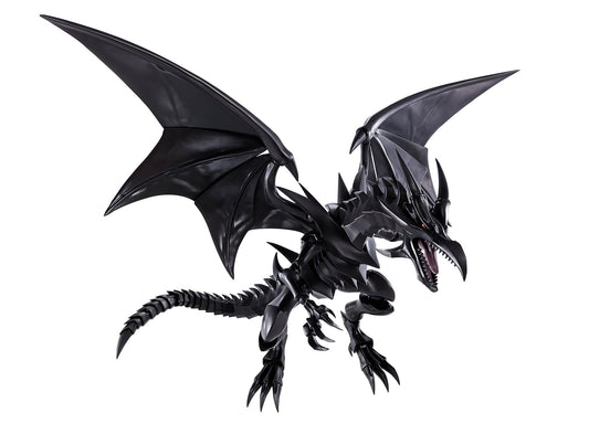 TAMASHII NATIONS Red-Eyes-Black Dragon main body with highly poseable joints for dynamic displays.