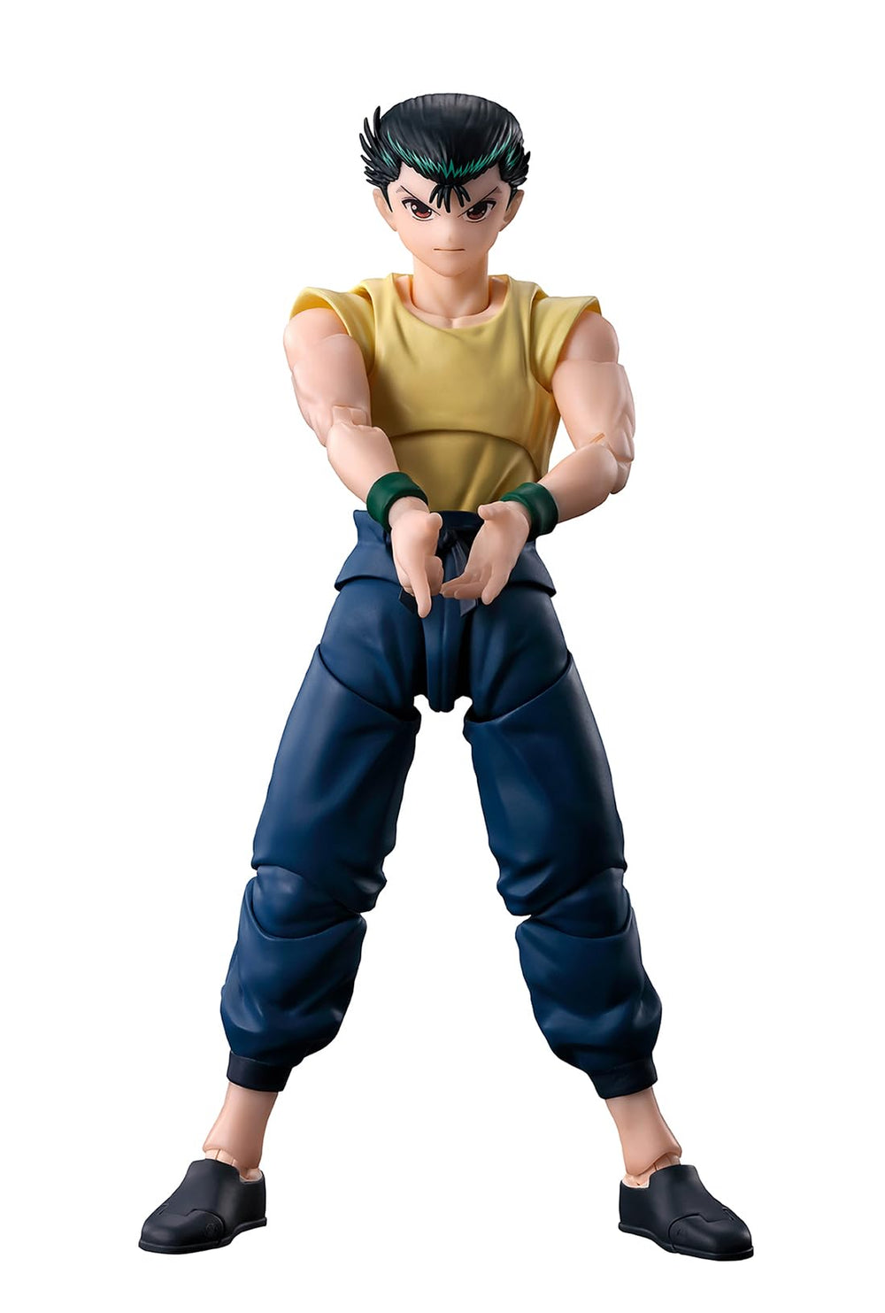 Tamashii Nations Yusuke Urameshi main body for dynamic display and poseability.