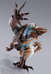 TAMASHII NATIONS Zinogre stand supports balanced posing for extended displays.