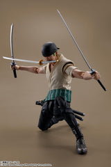 Tamashii Nations Zoro packaging with Bandai Namco licensing label.