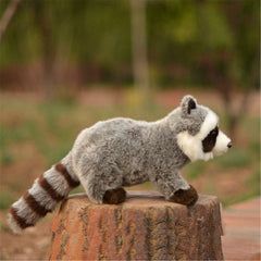 TAMMYFLYFLY raccoon plush tail detail—14in length for dynamic display and collectibility.