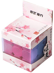 TANCH Qiyi Warrior W stickerless transparent design reduces wear.