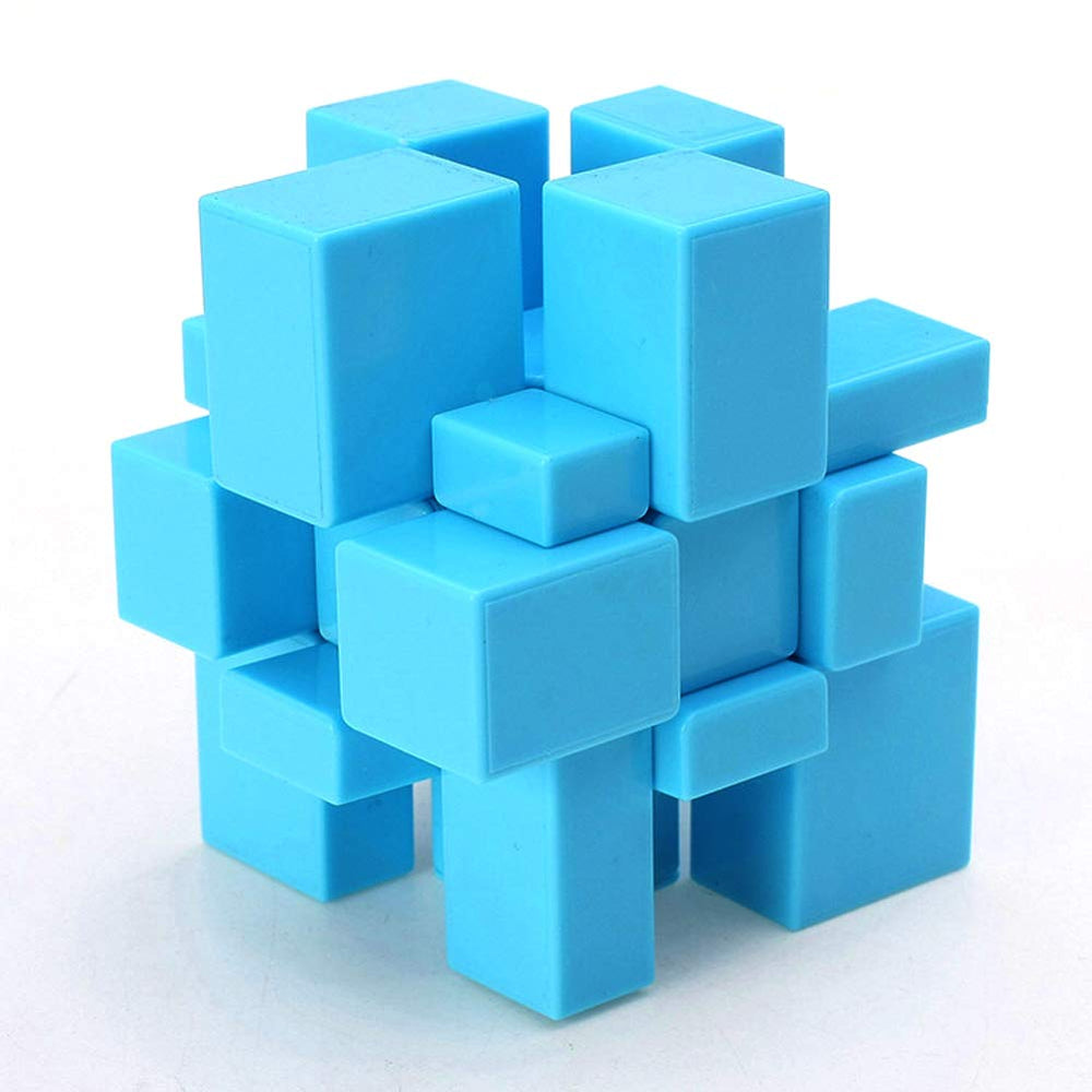TANCH SS Mirror Speed Cube 3x3 blue top view for fast, smooth practice.