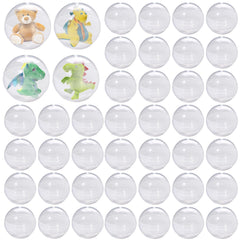 Tanemudo gumball capsules 2-inch clear mini containers for prizes and DIY crafts