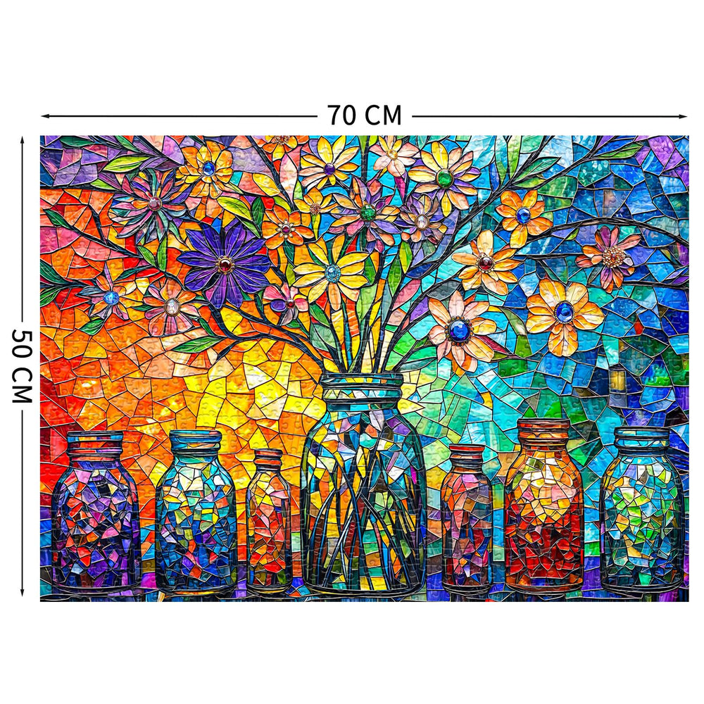 TangComplete 1000-piece puzzle poster guide to assist completing the scene with confidence.