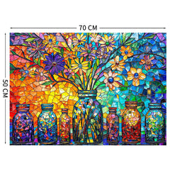 TangComplete 1000-piece puzzle poster guide to assist completing the scene with confidence.