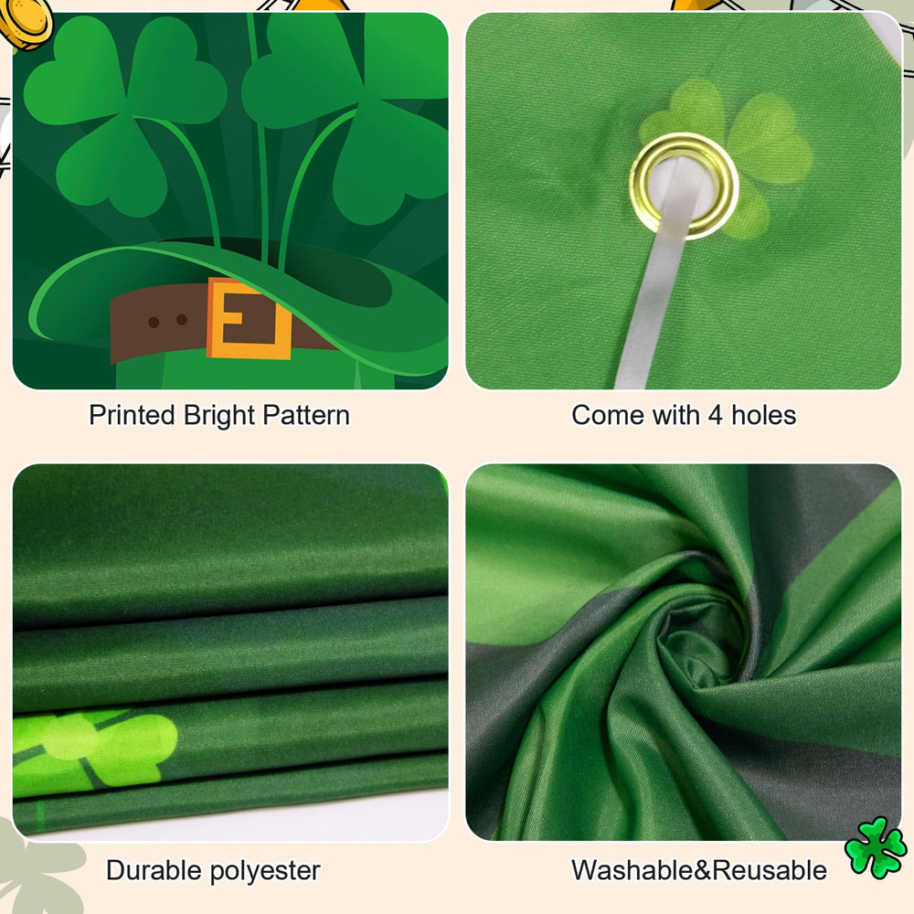 Tangren two banner holiday decor set for St Patrick's Day and Easter