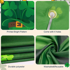 Tangren two banner holiday decor set for St Patrick's Day and Easter