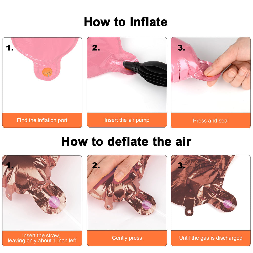 TangTuan easy deflation with included straws makes post-party cleanup simple.