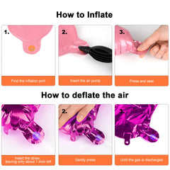 TangTuan inclusive kit includes air pump, straws, ribbon, and adhesive dots for easy assembly.