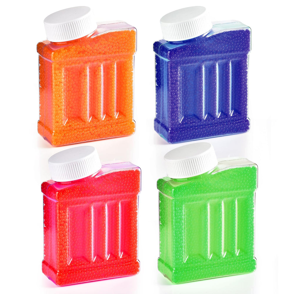 TANSAR Gel Ball Blaster ammo refill: four bottles ready for outdoor play