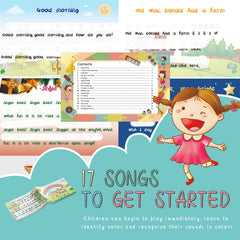 Children practicing rhythm with bright TantivyBo rainbow desk bells