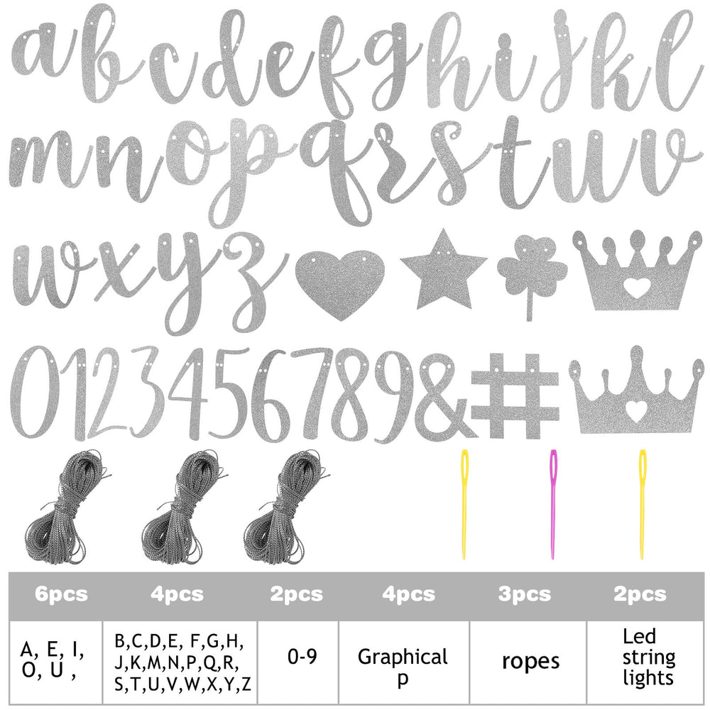 TaoBary numbers and symbols kit ready for custom messages