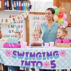 TaoBary spider banner serves as a charming photo backdrop and keepsake
